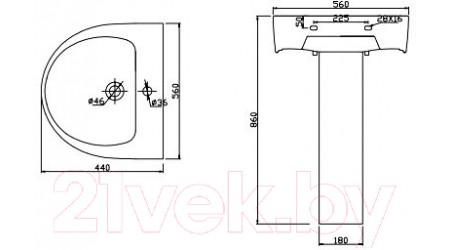 Пьедестал BelBagno BB0102P