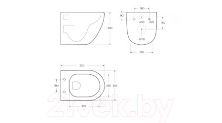 Унитаз подвесной BelBagno BB053CH-TOR-FC