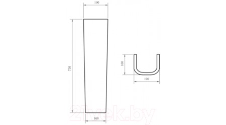 Пьедестал BelBagno BB120P