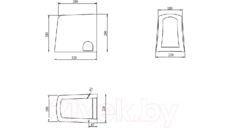 Полупьедестал BelBagno BB128PH