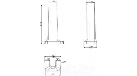 Пьедестал BelBagno BB135P