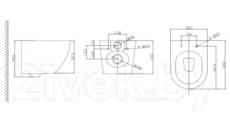 Унитаз подвесной с инсталляцией BelBagno BB3105CHR/SC/BB002-80/BB005-PR-CHROME