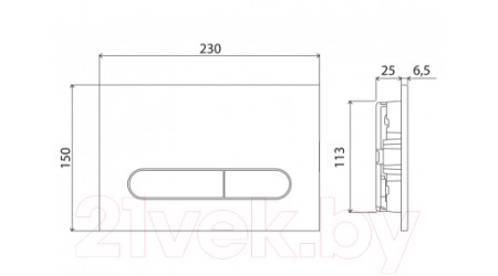 Унитаз подвесной с инсталляцией BelBagno BB3105CHR/SC/BB002-80/BB005-PR-CHROME