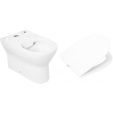 Унитаз напольный BelBagno BB8134CPR/SC