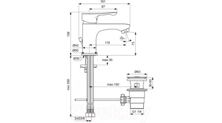 Комплект смесителей Ideal Standard BD004AA 