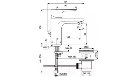Комплект смесителей Ideal Standard BD005AA 