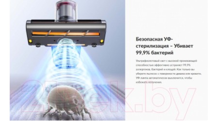 Портативный пылесос Jimmy BD7 Pro (серебристый/розовый)