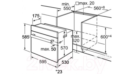 Электрический духовой шкаф Zorg Technology BE6 BL