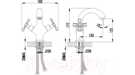 Смеситель LEMARK Benefit LM2506C 