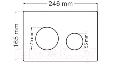 Унитаз подвесной с инсталляцией Abber Bequem AC1100-AC0105-AC0121 (с кнопкой смыва)