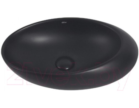 Умывальник Abber Bequem AC2107MB (черный матовый)