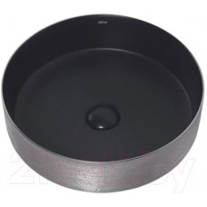 Умывальник Abber Bequem AC2109BS (черный матовый с серебром)