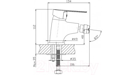 Смеситель Zollen Bergen BE21610122 