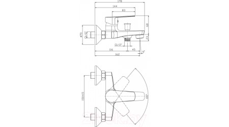 Смеситель Zollen Bergen BE61610141 