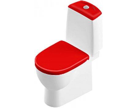 Унитаз напольный Sanita Luxe Best Color Red SL DM BSTSLCC07110522
