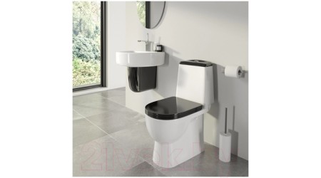 Унитаз напольный Sanita Luxe Best Comfort Black