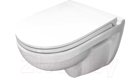 Унитаз подвесной с инсталляцией Sanita Luxe Best SL DM BSTSLWH0104 + 525 040000 + D7 040037