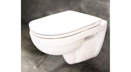 Унитаз подвесной с инсталляцией Sanita Luxe Best SL DM BSTSLWH0104 + 525 040000 + F5 040055