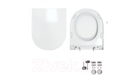 Унитаз подвесной с инсталляцией Sanita Luxe Best SL DM BSTSLWH0104 + 525 040000 + L4 040014