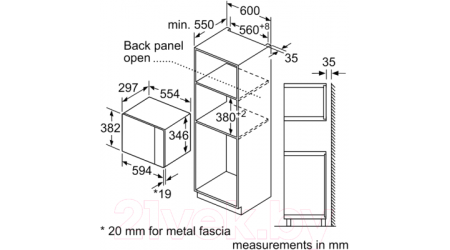 Микроволновая печь Bosch BFL524MB0
