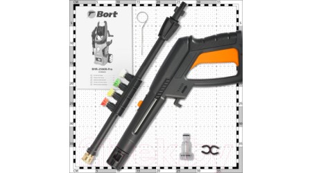 Мойка высокого давления Bort BHR-2500R-Pro (91276018)