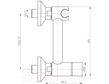 Гигиенический душ Gross Aqua Bidet Evo GA012202MW