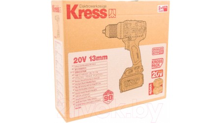 Аккумуляторный шуруповерт Kress BL KU124