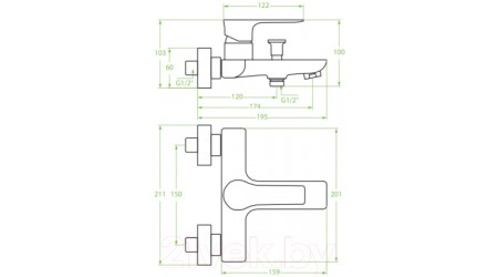 Смеситель Laveo BLL610D 