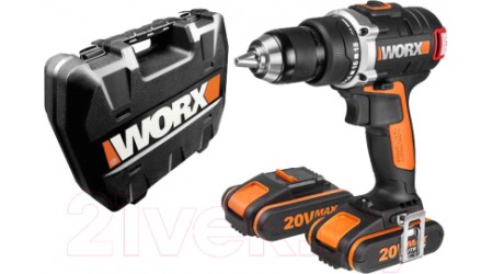 Аккумуляторная дрель-шуруповерт Worx BL WX175