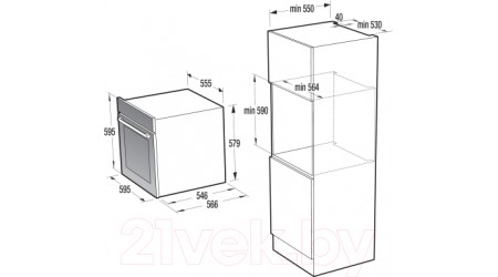 Электрический духовой шкаф Gorenje BOP799S51X
