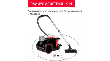Пылесос Arnica Bora 5000 / ET11132 (красный)