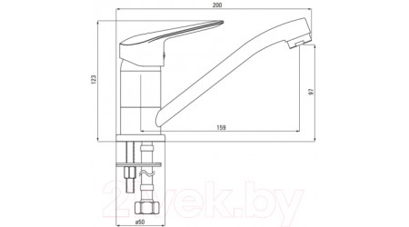 Смеситель Deante Boro BMO 026M 