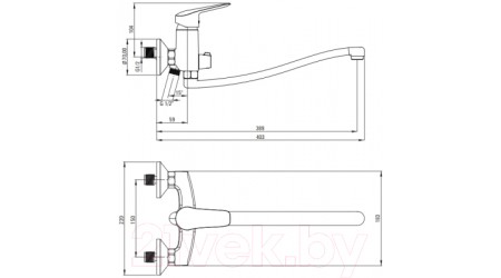 Смеситель Deante Boro BMO 057M 