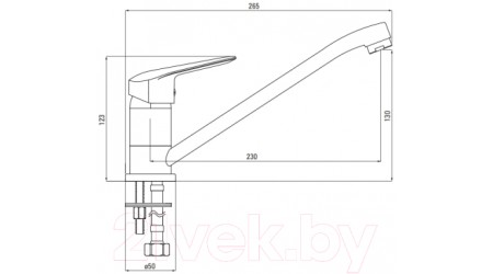 Смеситель Deante Boro BMO 060M 