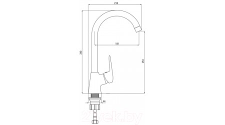 Смеситель Deante Boro BMO 062M 