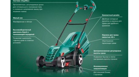 Газонокосилка электрическая Bosch ARM 37 (0.600.8A6.201)