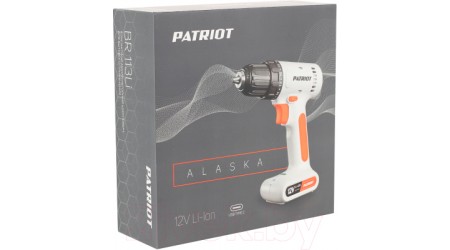 Аккумуляторная дрель-шуруповерт PATRIOT BR 113Li