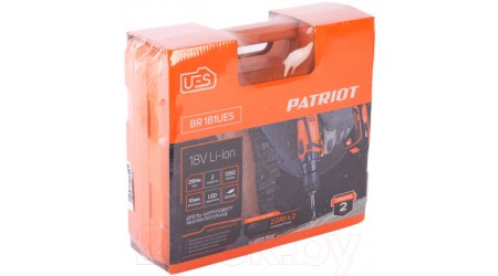 Аккумуляторная дрель-шуруповерт PATRIOT BR 181UES