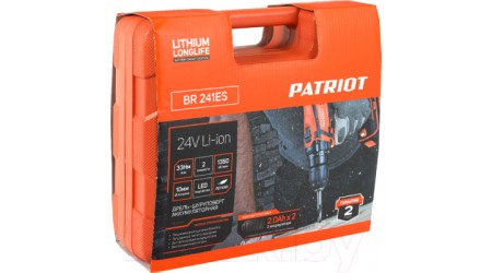 Аккумуляторная дрель-шуруповерт PATRIOT BR 241ES