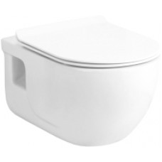 Унитаз подвесной Lucco Brilla Rim ART 100614-101 + 100757-101 (с крышкой)