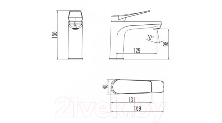 Смеситель LEMARK Bronx LM3706GM 