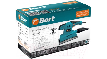Вибрационная шлифовальная машина Bort BS-450-R (93410105)