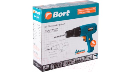 Дрель-шуруповерт Bort BSM-250X