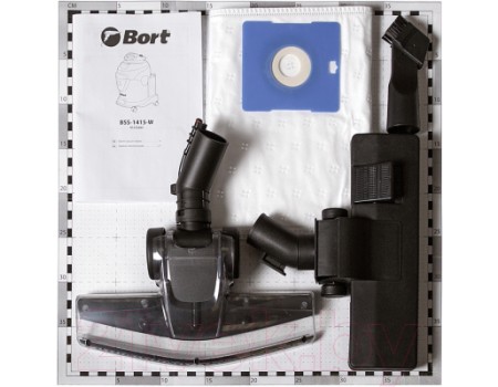 Профессиональный пылесос Bort BSS-1415-W