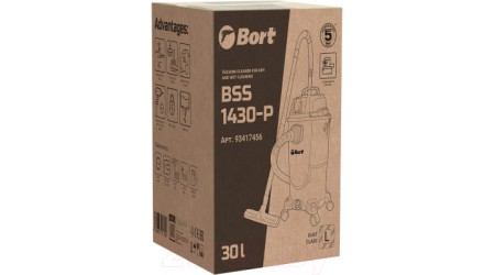 Профессиональный пылесос Bort BSS-1430-P (93417456)