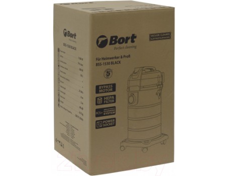 Профессиональный пылесос Bort BSS-1530 (93412628)