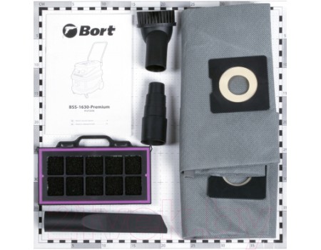 Профессиональный пылесос Bort BSS-1630-Premium