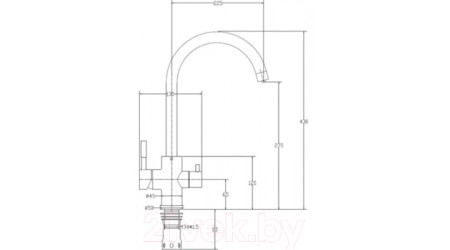 Смеситель Zollen Burg BU76215311 