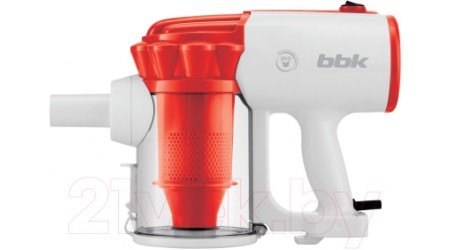 Вертикальный пылесос BBK BV2512 (белый/красный)