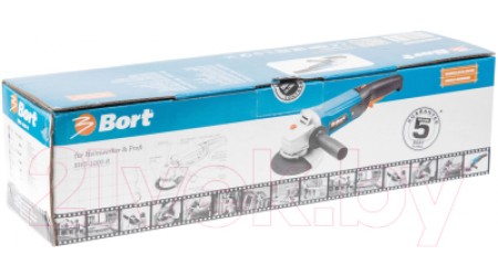 Угловая шлифовальная машина Bort BWS-1000-R (98296631)